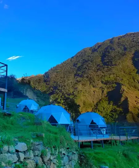 Collpapampa Sky Domes Salkantay sunset small Collpapampa Sky Domes Salkantay sunset small